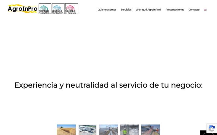 Screenshot of agroinpro.com