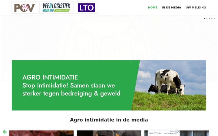 Screenshot of agrointimidatiemeldpunt.nl