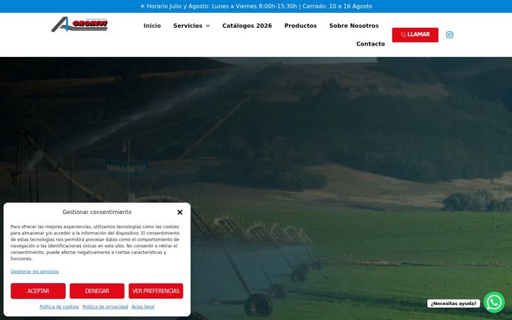 Screenshot of agroinvi.com