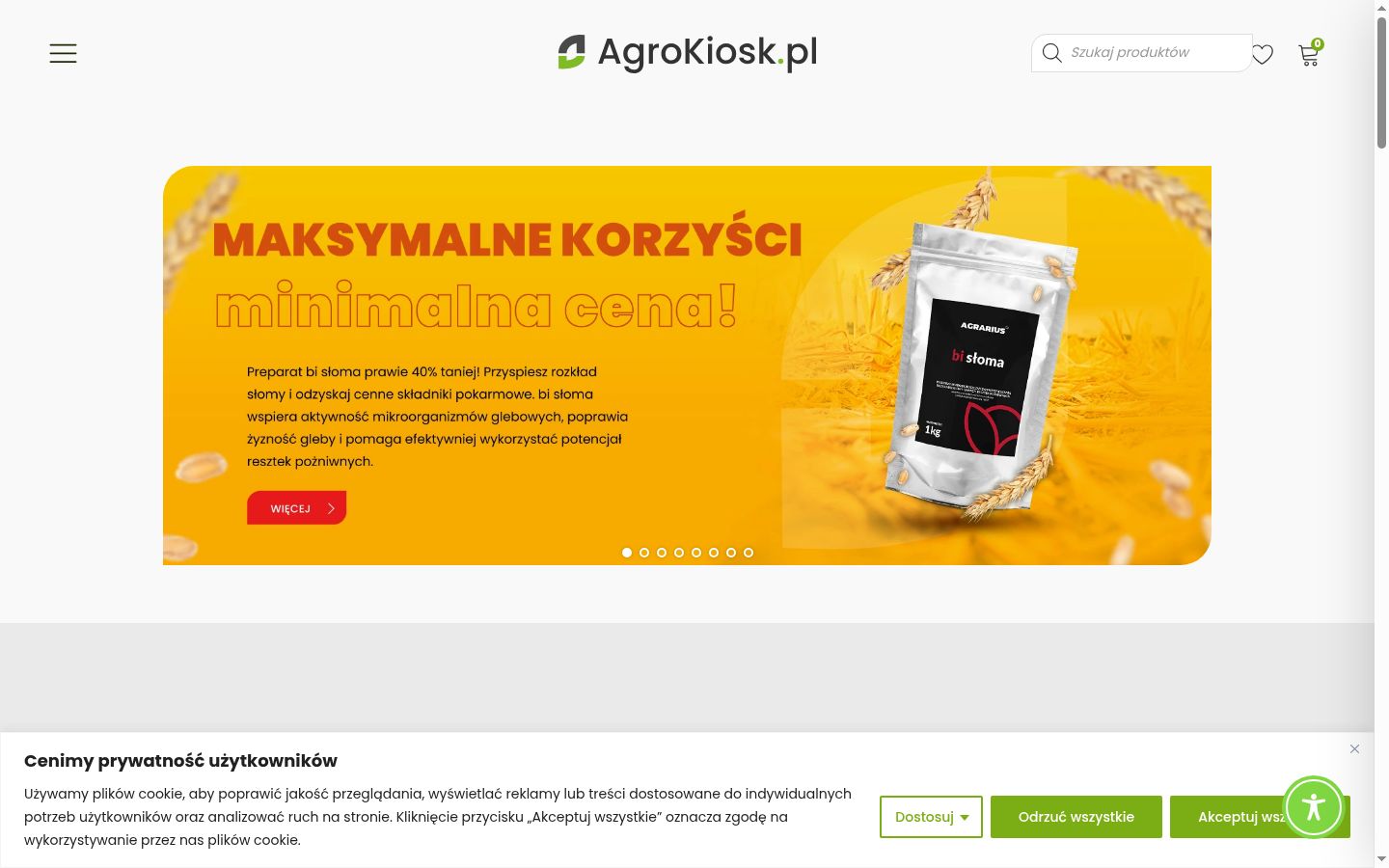 Snímek obrazovky baneru souhlasu zobrazeného před jakoukoli interakcí