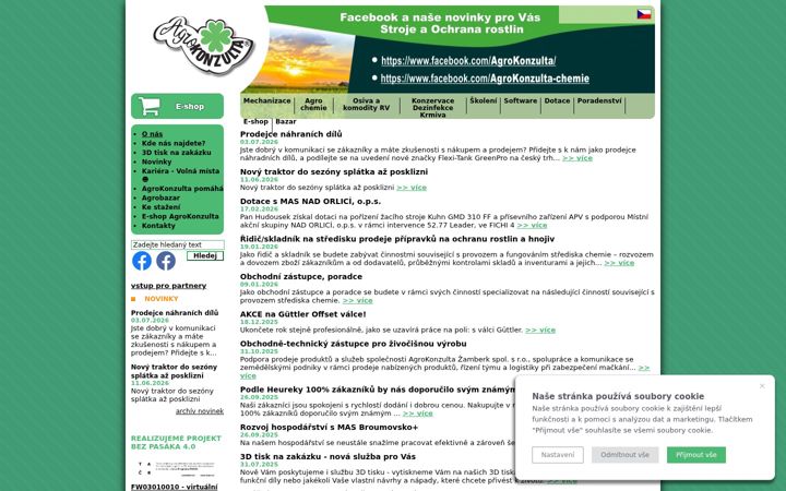 Screenshot of agrokonzulta.biz