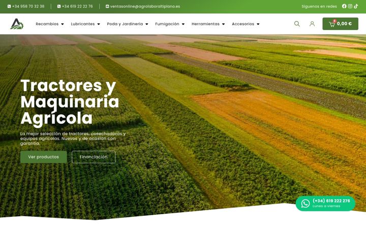Skærmbillede af agrolaboraltiplano.es