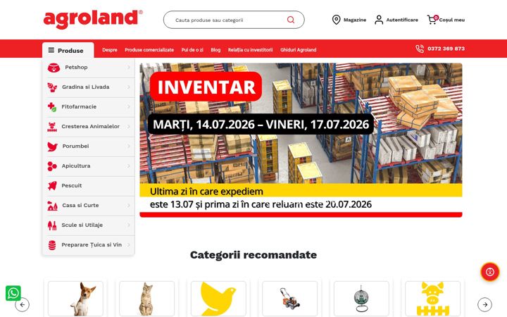 Screenshot of agroland.ro