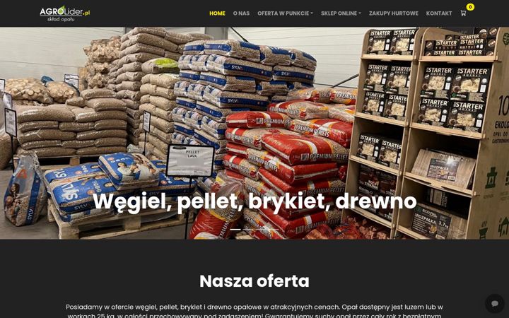 Captură de ecran a agrolider.pl