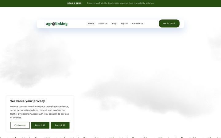 Skærmbillede af agrolinking.com