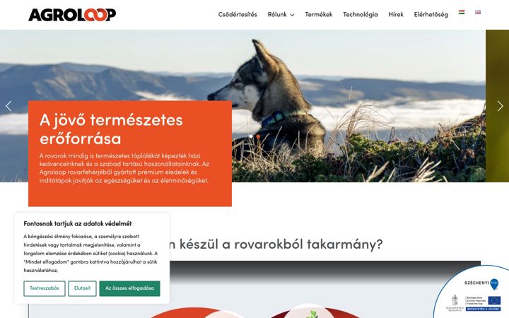 Screenshot of agroloop.eu