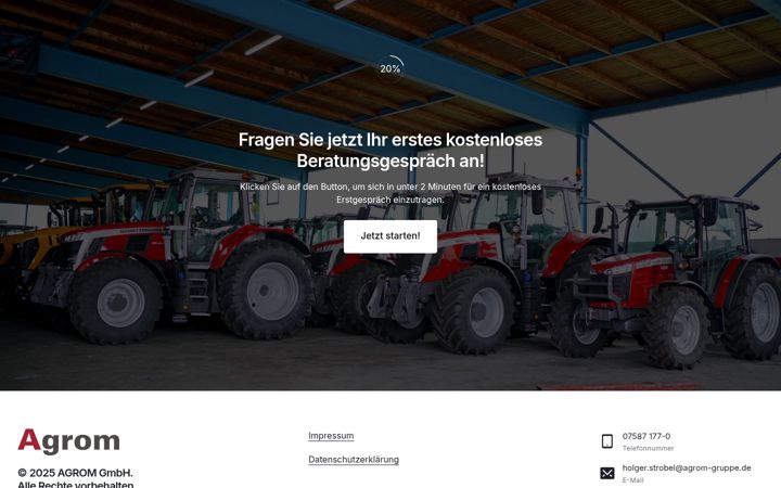 Screenshot of agrom-maschinen.de
