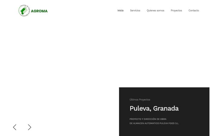Captură de ecran a agroma.com.es