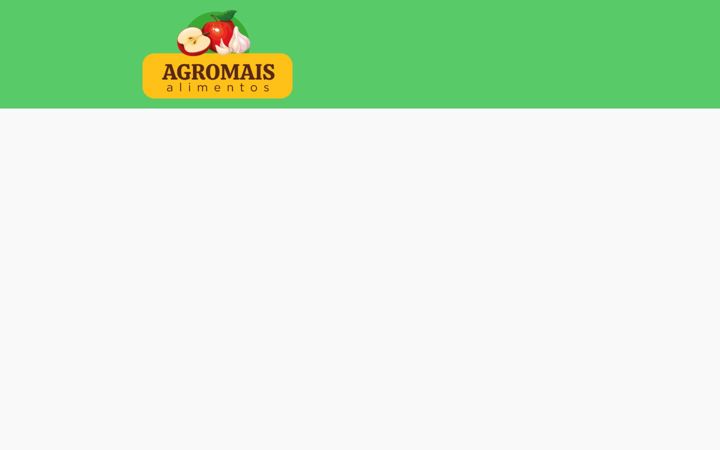 Captură de ecran a agromaisalimentos.com.br
