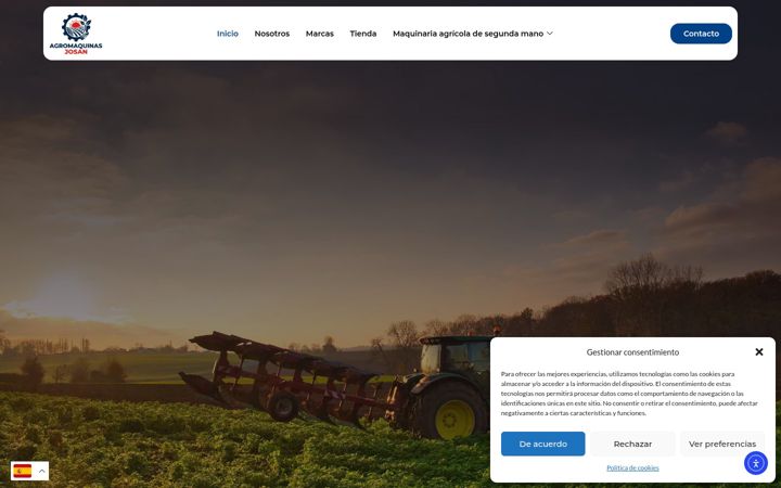 Screenshot of agromaquinasjosan.es