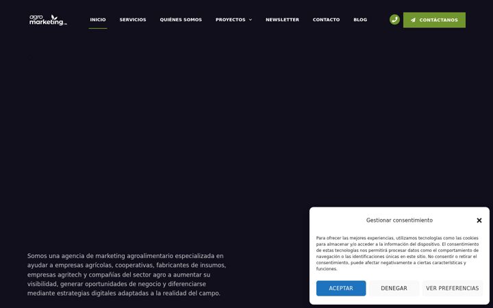 Screenshot of agromarketing.online