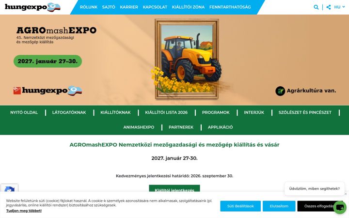 Képernyőkép: agromashexpo.hu