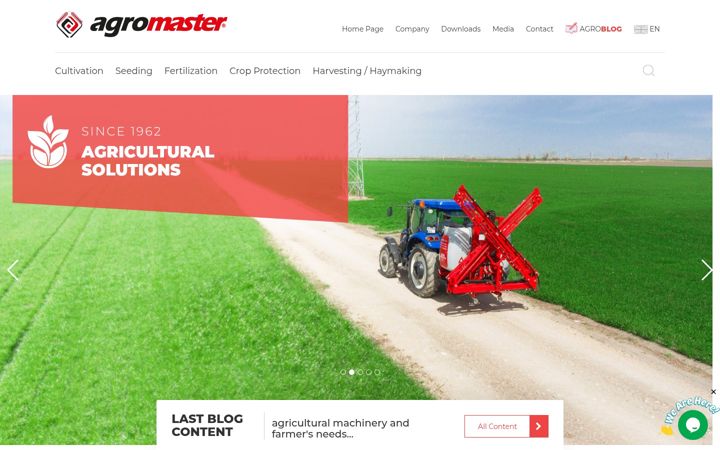 Screenshot of agromaster.com