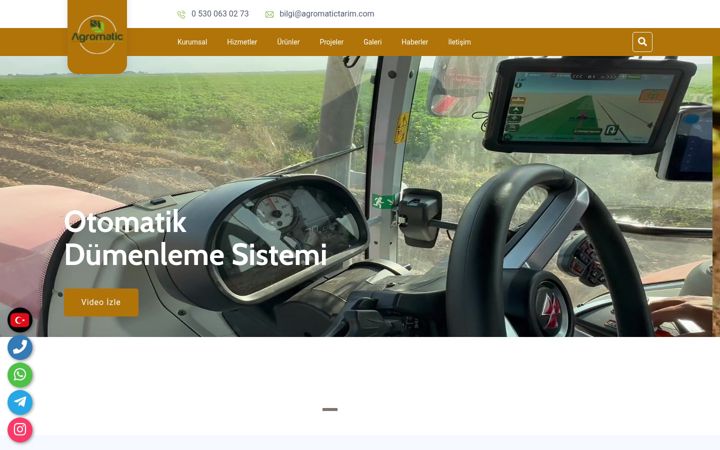 Screenshot of agromatictarim.com