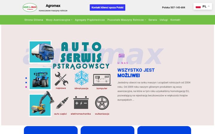 Screenshot of agromax.biz.pl