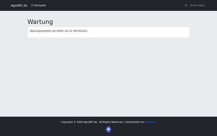 Screenshot of agromc.de