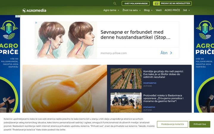 Screenshot of agromedia.rs