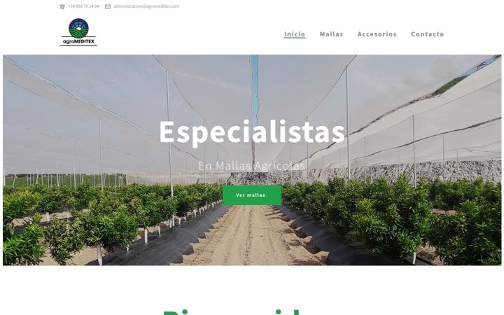 Screenshot of agromeditex.com