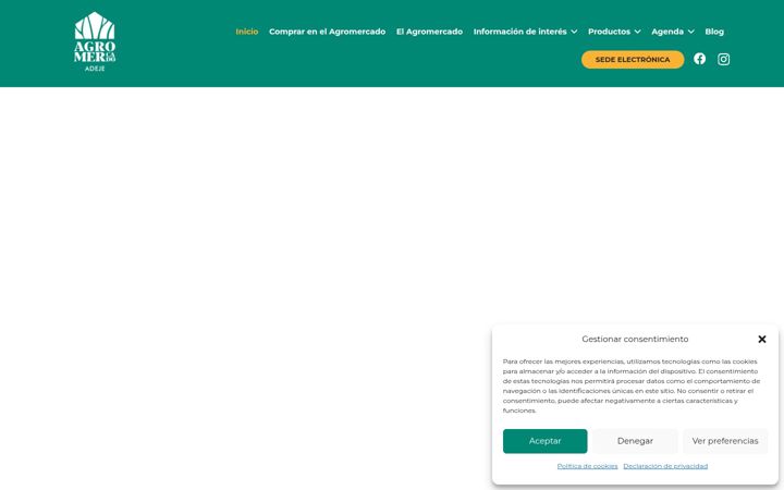Screenshot of agromercadoadeje.com
