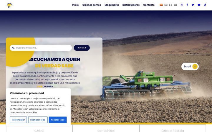 Screenshot of agromet.net