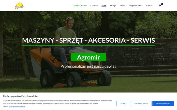 Screenshot of agromir.com.pl