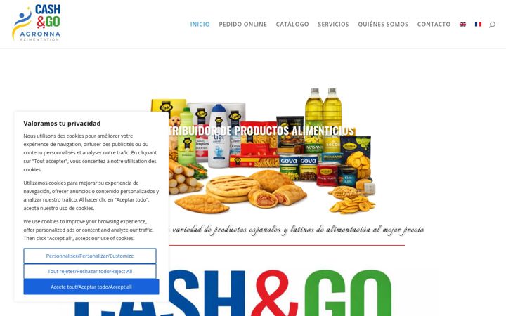 Screenshot stránky agronna-commercial.com