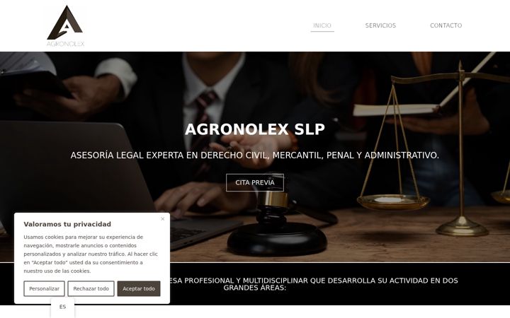 Skjámynd af agronolex.es
