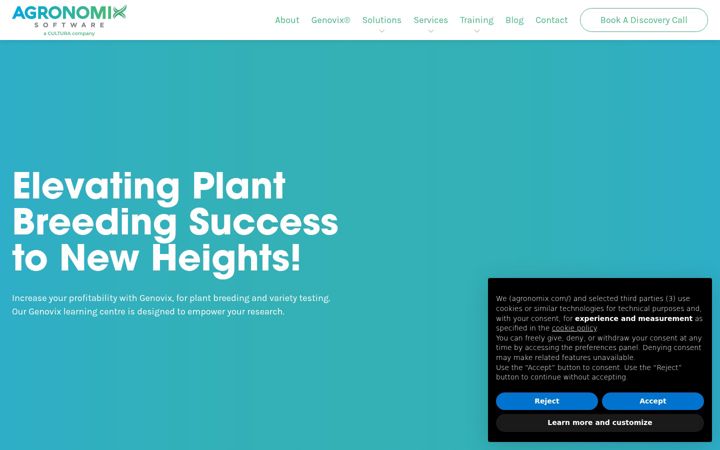 Screenshot of agronomix.com