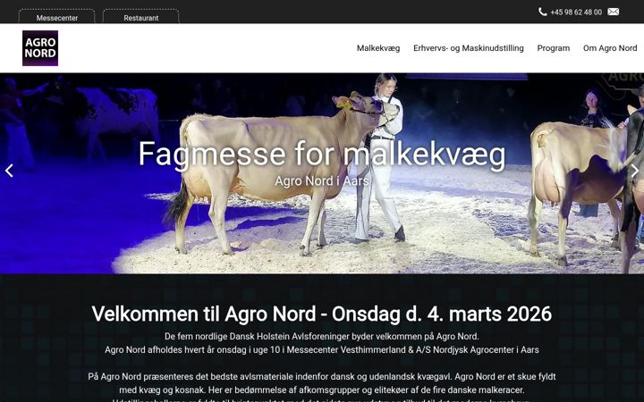 Screenshot of agronord.dk