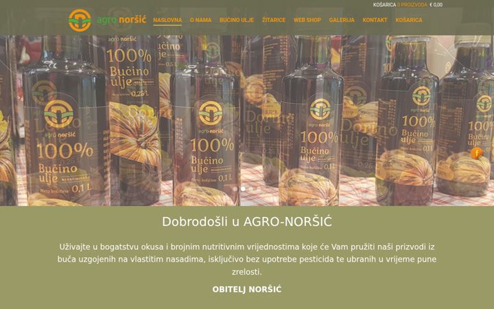Screenshot of agronorsic.com
