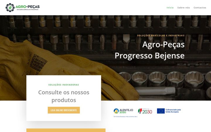 Screenshot of agropecas.pt