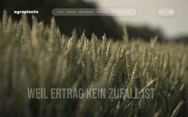 Skærmbillede af agroplanta.de
