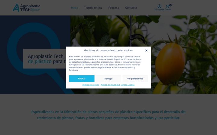 Screenshot of agroplastictech.es