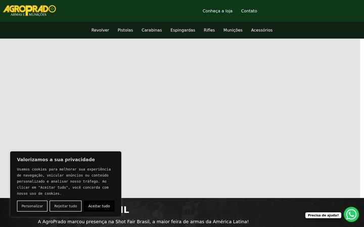 Screenshot of agroprado.com.br