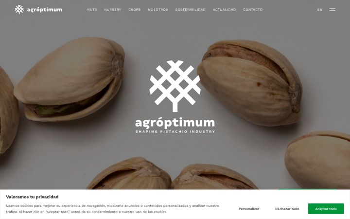 Screenshot of agroptimum.com