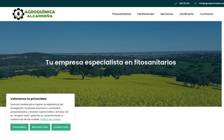 Screenshot of agroquimicaalca.es