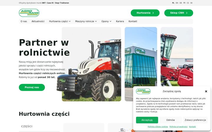 Screenshot of agrorami.com