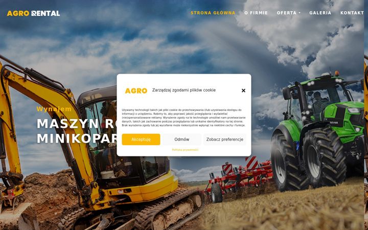 Screenshot of agrorental.pl