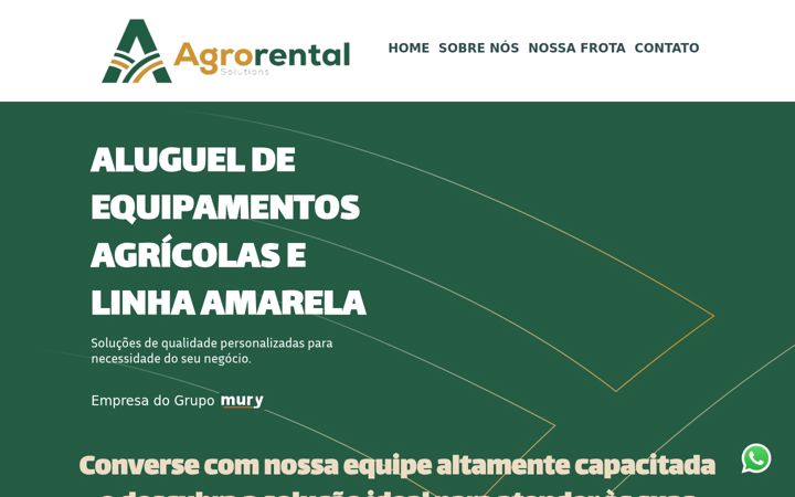 Screenshot of agrorentalsolutions.com.br