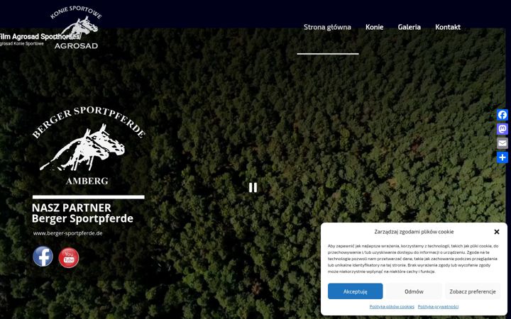 Posnetek zaslona agrosad.com