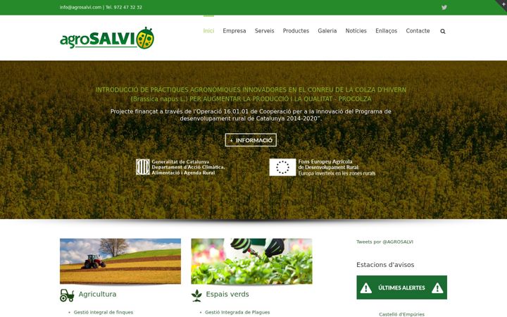 Screenshot of agrosalvi.com