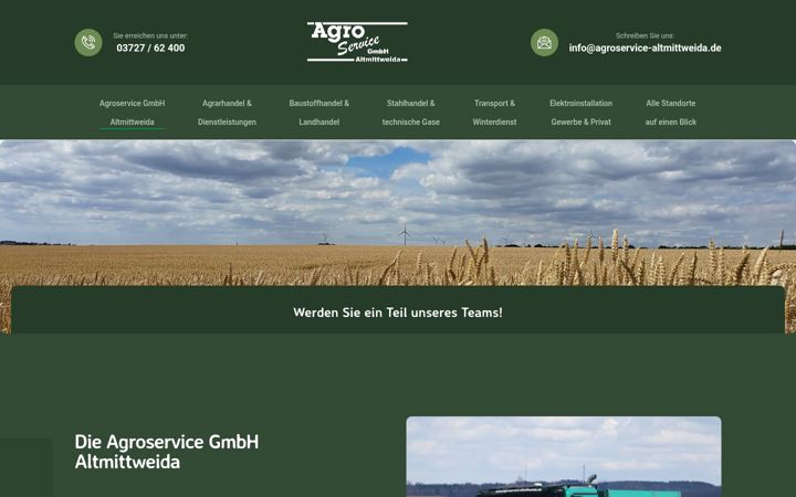 Screenshot of agroservice-altmittweida.de