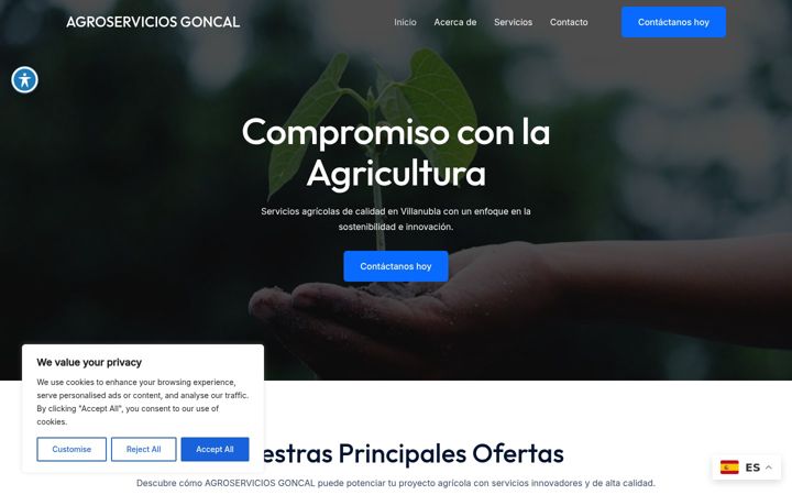 Screenshot of agroserviciosgoncal.es