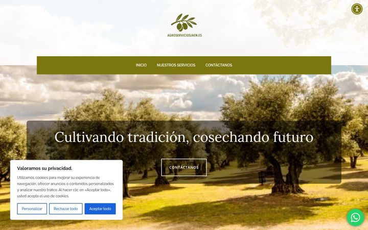 Screenshot of agroserviciosjaen.es