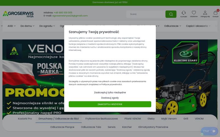 Screenshot of agroserwisnysa.pl