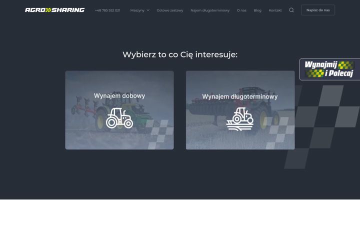 Screenshot of agrosharing.pl