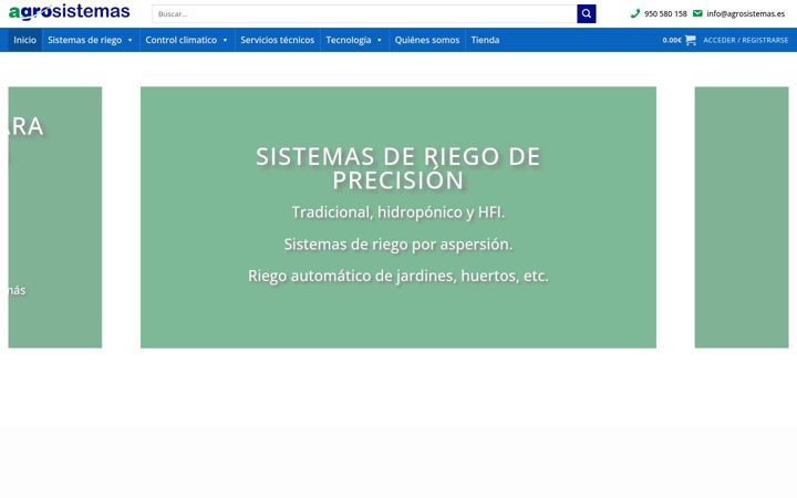 Captura de pantalla de agrosistemas.es