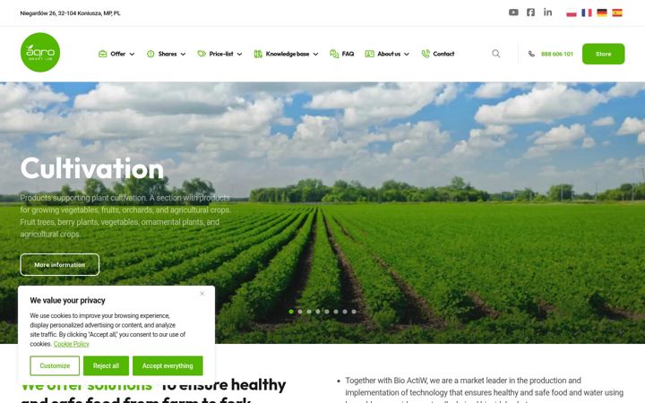 Screenshot of agrosmartlab.pl