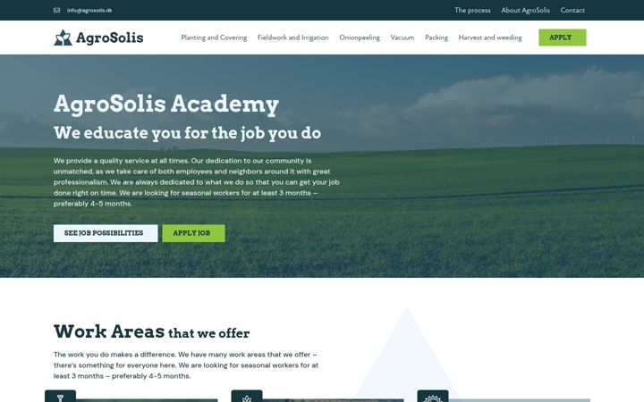 Screenshot stránky agrosolis.dk