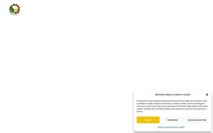 Screenshot stránky agrospektrum.sk